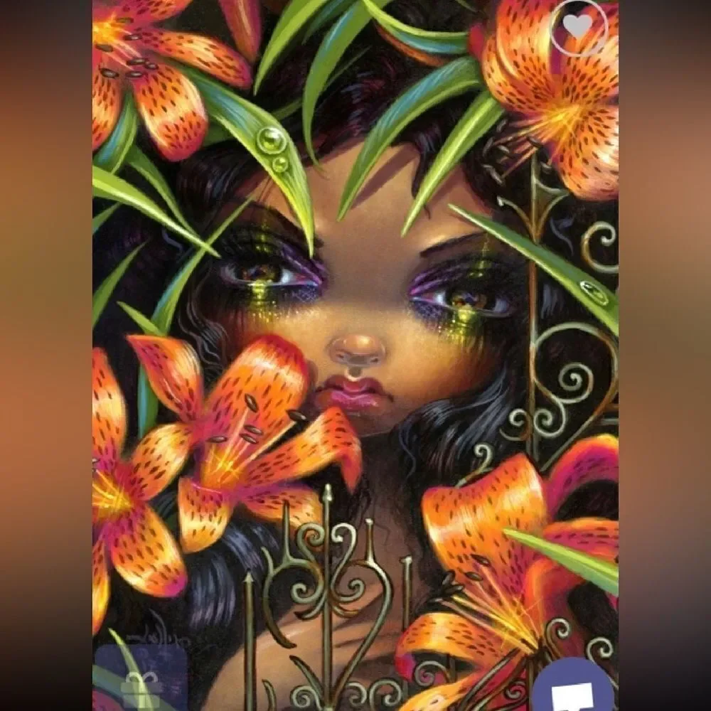 The Language of Flowers 5 by Jasmine Beckett Griffith diamond painting kit!